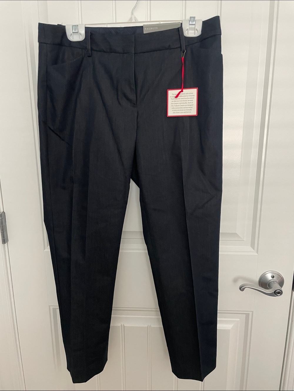 Talbots Black Women’s Denim Pant - Tailored Straight Leg